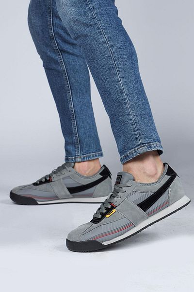 Jump 29072 Γκρι - Μαύρα Ανδρικά Αθλητικά Παπούτσια Casual Sneakers