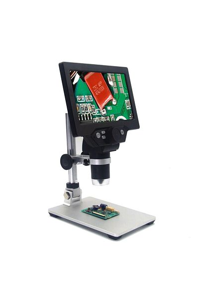 Choice With electromagnetic 1200X 1200X Digital Microscope 12MP Electronic Video Microscopes 7 Inch HD LCD