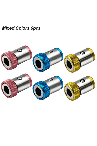 Choice Magnetic Ring 6pc Magnetic Ring Screwdriver Bit Holder Cross Phillips ...