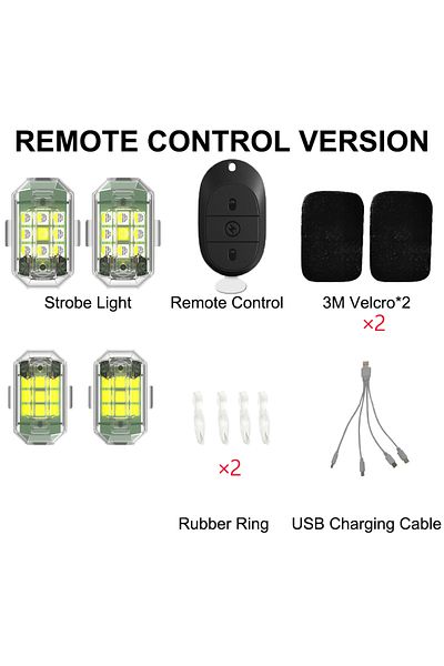 Choice 4pcs 1 Controller Car Strobe Light Motorcycle Bike Scooter Anti-collision Warning Lamp Flash Indicat
