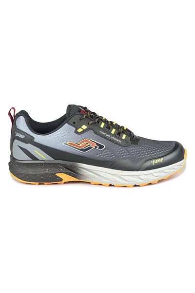 Jump 30519 Gray - Orange Sneaker Men's Sneakers