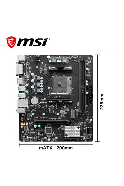 Choice لوحات أم MSI AMD B450M-A PRO MAX II لوحة أم جديدة ذاكرة DDR4 ثنائية القناة M.2 SATAIII USB3.2