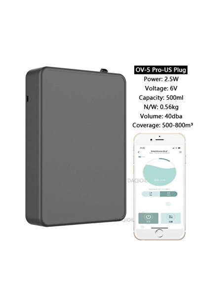 Choice موزع الروائح العطرية الذكي OV-5 Pro-US Plug المثبت على الحائط وموزع ال...