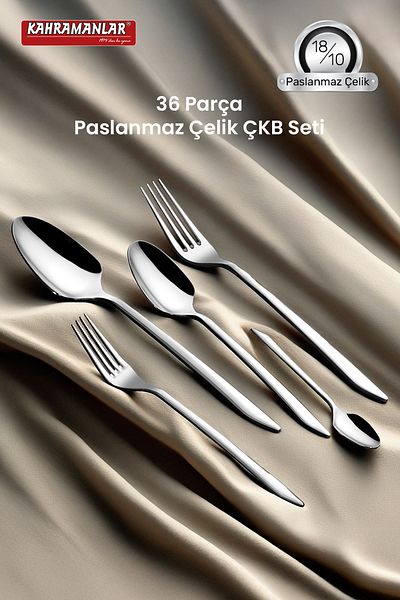Kahramanlar Demre 36 Piece Fork Spoon Knife Set
