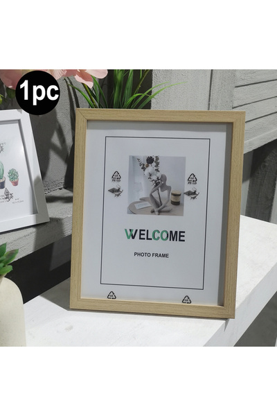 Choice إطار صور مقاس A4 21X29.8 سم، قطعة واحدة بلون الخشب، قطعة واحدة/3 قطع، إطار صور حائط مقاس 15X20 20X25 A4 للوحة التبويب