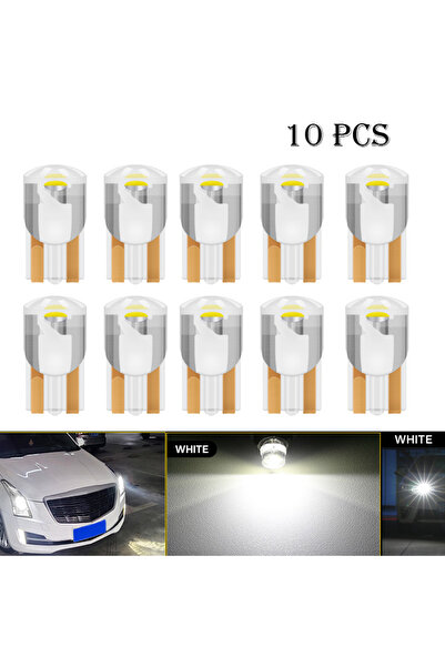 Choice1 T10 أبيض 10 قطع YiRui جديد LED T10 194 W5W 7000K أبيض أحمر 12 فولت ضو...