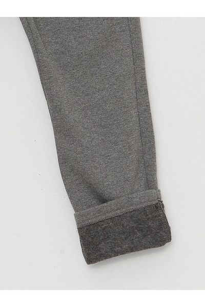 LC Waikiki LCW Παιδικό Anthracite Elastic Waist Basic Αγόρια Φούτερ
