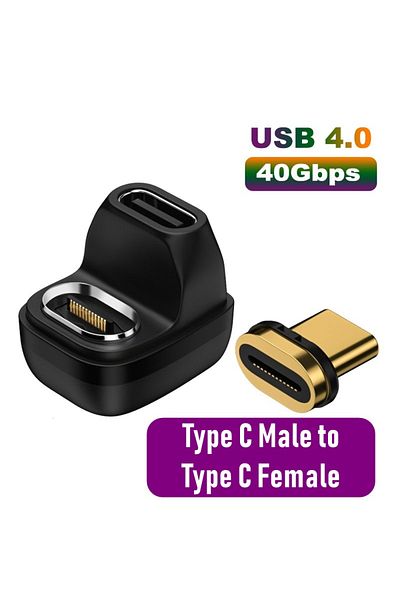 Choice AD073 100W Magnetic USB Type-C OTG Adapter 40Gbps Thunderbolt Fast Charging Converter USB 3.0 Fash D