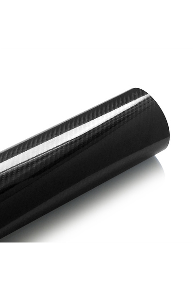 Choice4 لفّ فينيل أسود لامع للغاية بنمط ألياف الكربون خماسي الأبعاد، مقاس 30×...