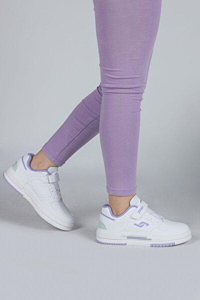 Jump 30061 White - Lilac Girl's Sneaker Casual Sneakers