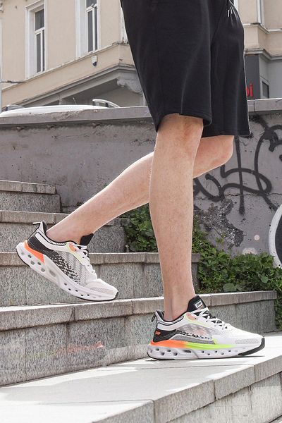 Jump 30342 White - Orange Men's Sneaker Casual Sneakers