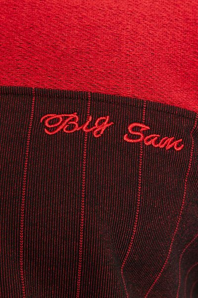 Big Sam تي شيرت رجالي من القطن السميك كبير الحجم Big Sam 3370
