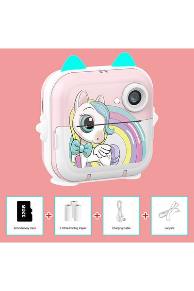 Choice 32G Pink MISIRUN Kids Camera Instant Print Boys Girls Gift Children Digital Video Camera Photo Therm