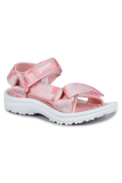 Jump 30066 Salmon Pink Girl's Velcro Daily Sandals