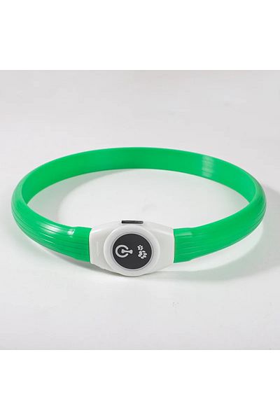 Choice 65cm Green Collar New Led Luminous Dog Collar Pvc Waterproof , For Large Medium Small Dogs Collar Us