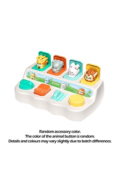 Choice Hide-and-seek Montessori Pop Up Animal Toys And Learning Boxes - Enhance Logic And Motor Skills, Sui