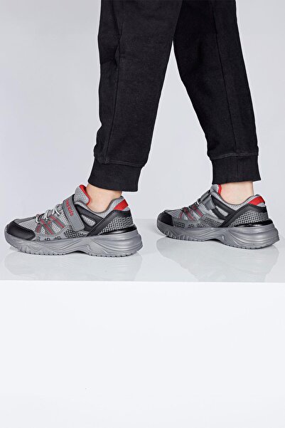 Jump 29187 Velcro Gray Unisex Kids Sneakers Casual Sneakers