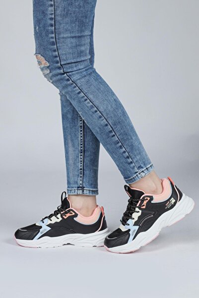 Jump 29943 Black - Pink Women's Sneaker Casual Sneakers