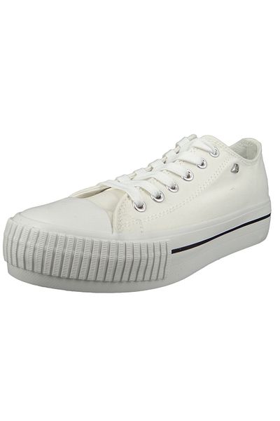 British Knights Sneaker B43-3726-01 Damen Master-Platform Canvas White Weiss