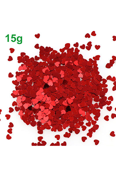 Choice3 01 قلب حب 15 جرامًا أحمر قلب حب حلوى ورقية للطاولة لحفلات عيد الحب با...