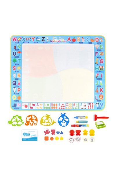 Choice حصيرة رسم مائية سحرية للتلوين مقاس 100×80 سم مع أقلام سحرية قابلة لإعا...