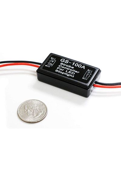 Choice GS-100A Flash Strobe Controller Flasher Module For Car LED Brake Stop Light Lamp CD0102 12V/24V S...