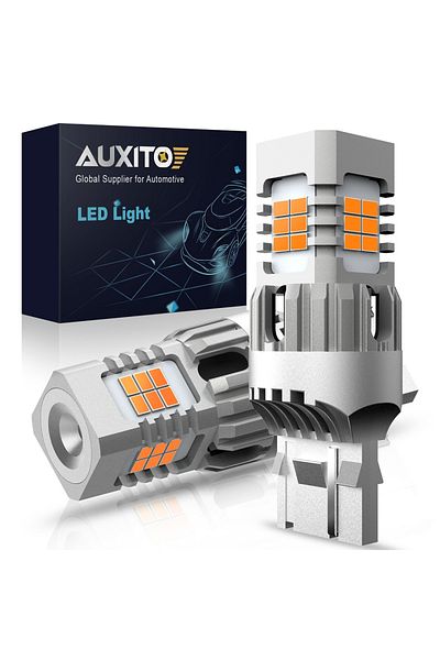 Choice 7440 W21W WY21W T20 Amber AUXITO 2Pcs T20 LED Canbus No Hyper Flash W21W WY21W 7440 7440NA LED Amber