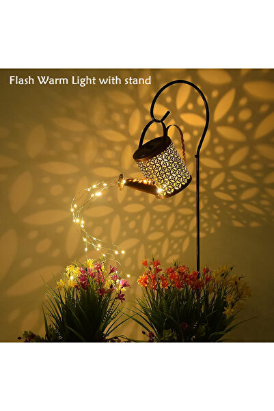 Choice 0-5 واط FlashWarm Light Hook 1 قطعة علبة ري تعمل بالطاقة الشمسية مع أض...