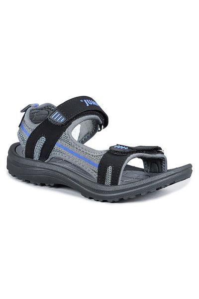 Jump 30068 Negru - Albastru Sandale de zi cu velcro pentru băiat