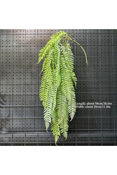 Choice bawangjue huibai 1PC Artificial Hanging Green Plants Fake Rattan Wall Hanging Plastic Vine for Home