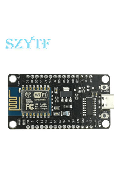 SZYTF وحدة واي فاي بمنفذ تسلسلي ESP8266 من نوع C NodeMCU Lua V3 لوحة تطوير إن...