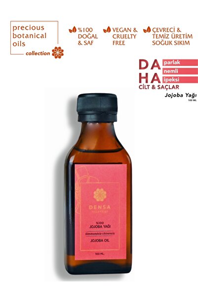 Densa Essential زيت الجوجوبا النقي والطبيعي 100% معصور على البارد 100 مل