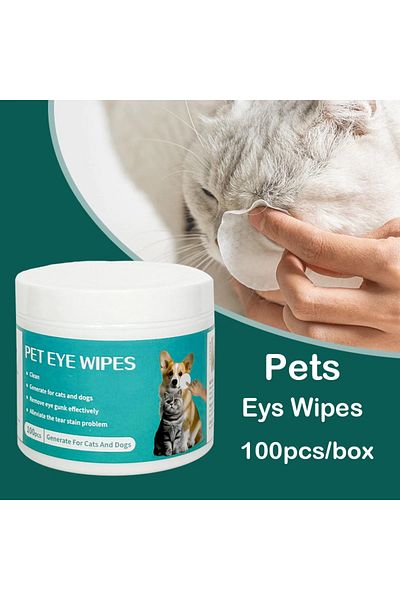 Choice Pet Cleaning Products Eye Wipes To Remove Tear Marks Cleaning Wet Tissues Cat Wiping Eyes Removin...