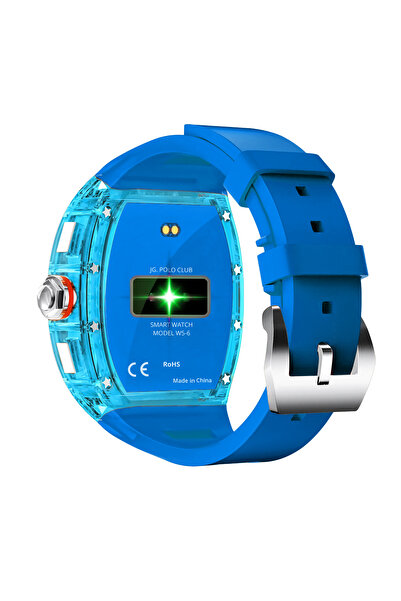 Ferrucci JG POLO CLUB AKILLI SAAT , SESLİ GÖRÜŞME, 1,86' HD EKRAN MAVİ SMART KOL SAATİ