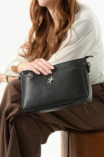 Nas Bag Geantă Messenger pentru femei cu trei compartimente (lățime: 25 x lungime: 16)