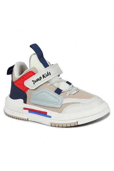 Jump 31093 Velcro High Top Beige Unisex Children's Sports Shoes