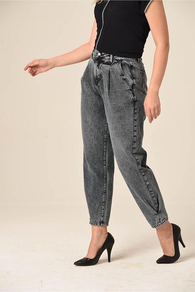 LAMİRA Women's High Waist Skinny Slim Leg Cotton Jeans No Fade Denim Trousers