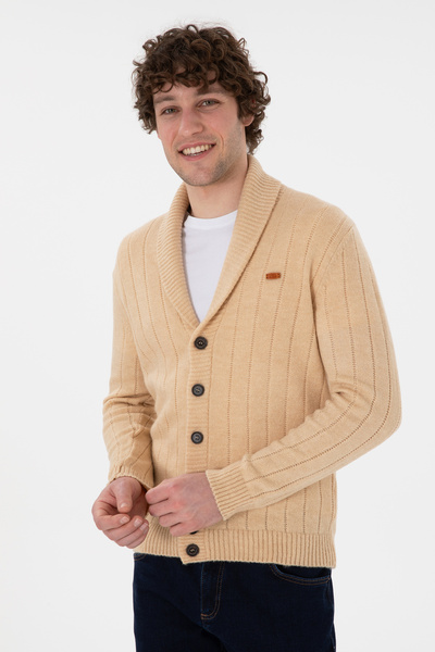 U.S. Polo Assn. Erkek Kum Triko Hırka 50297061-VR085