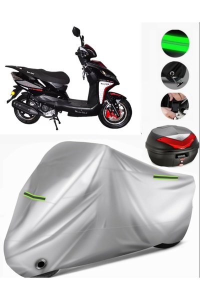 MotoEN Motolux Rossi Rs Rear Bag Compatible Motorcycle Tarpaulin Premium (Loc...