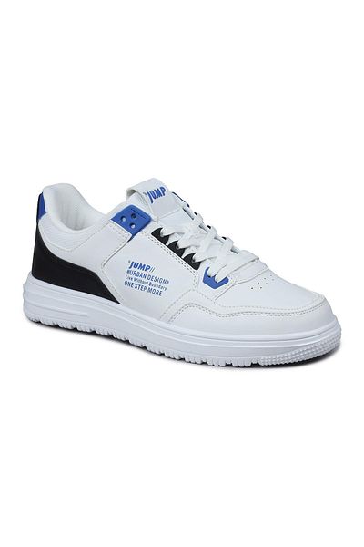 Jump 27952 White - Black Men's Sneaker Casual Sneakers