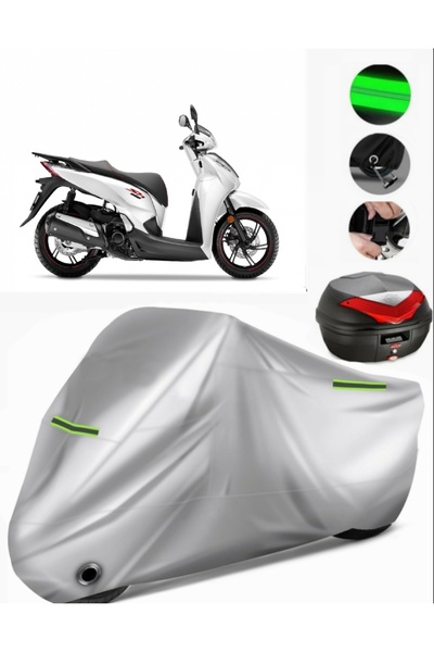 MotoEN Honda Sh 300 Rear Bag Compatible Motorcycle Tarpaulin Premium (Lock Co...