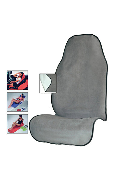 Choice رمادي - وسادة مقعد سيارة منشفة قطعة واحدة للرياضيين واللياقة البدنية و...