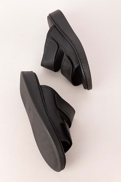 Gondol Γυναικείες παντόφλες από γνήσιο δέρμα - Διπλό λουράκι, καθημερινό άνετο σχέδιο usl.2472