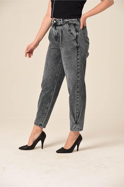 LAMİRA Women's High Waist Skinny Slim Leg Cotton Jeans No Fade Denim Trousers