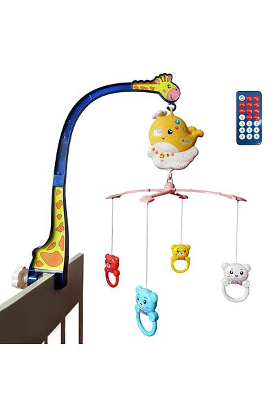 Salamandra Crib Carousel With Projector, Remote Control, Lights And Sounds, Kids