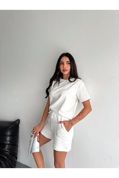 Gugus Women Short Shorts/T-Shirt 2 Piece Suit Modal Fabric