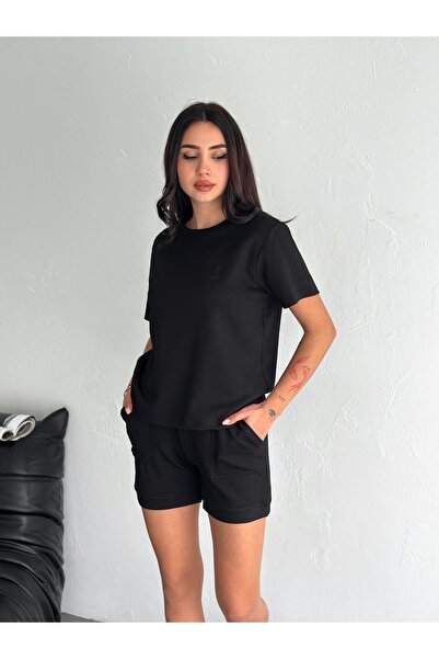 Gugus ΓΥΝΑΙΚΕΙΟ ΚΟΝΤΟ ΣΟΡΤΣ/T-SHIRT 2 ΤΕΜΑΧΙΑ ΚΟΣΤΟΥΜΙ MODAL ΥΦΑΣΜΑ