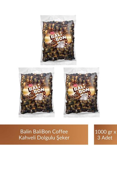 Kahve Dünyası Balin Balibon Coffee Coffee Filled Candy 1000 g X 3 Pieces