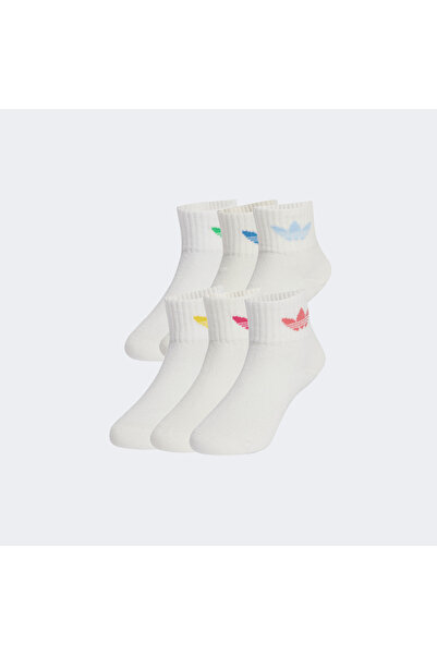 adidas Ankle Kids White 6-Piece Socks