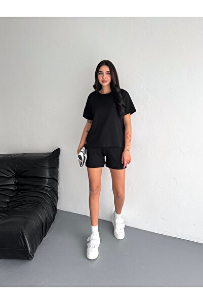 Gugus ΓΥΝΑΙΚΕΙΟ ΚΟΝΤΟ ΣΟΡΤΣ/T-SHIRT 2 ΤΕΜΑΧΙΑ ΚΟΣΤΟΥΜΙ MODAL ΥΦΑΣΜΑ